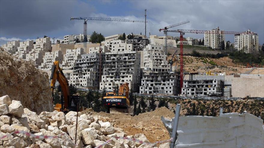 Asentamientos ilegales israelíes están siendo construidos en la Franja de Gaza.