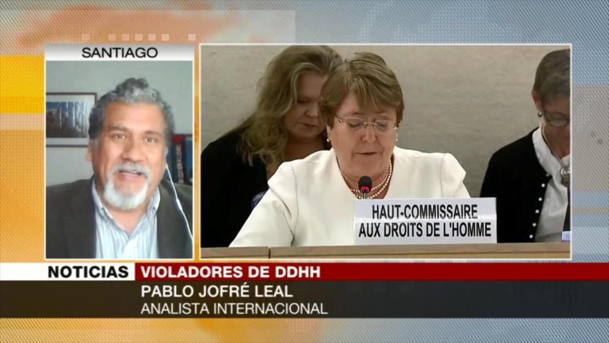 Jofré Leal: Bachelet tiene que defender al pueblo palestino