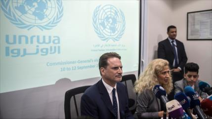 UNRWA lamenta recorte de fondos de EEUU y ya busca otros socios