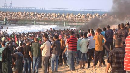 Séptima protesta marítima en Gaza para romper bloqueo israelí