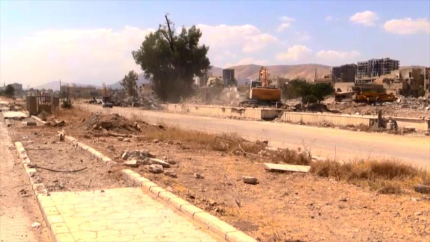 Comienza la reconstrucción de Guta al este de Damasco