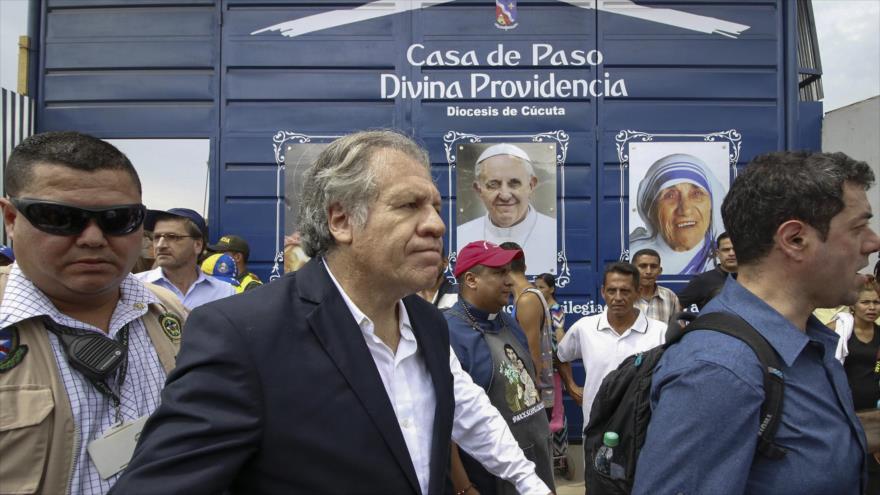 Almagro no descarta "intervención militar" contra Venezuela