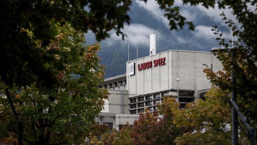 Instalaciones del laboratorio suizo de armas químicas y biológicas Spiez, supuestamente espiado por Rusia, 14 de septiembre de 2018 (Foto: AFP).