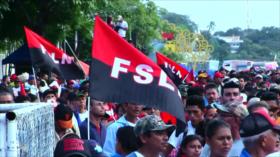 Sandinistas marchan pidiendo paz en Managua