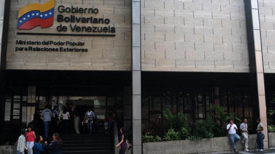 Edifio del Ministerio de Exteriores de Venzuela en Caracas, la capital.