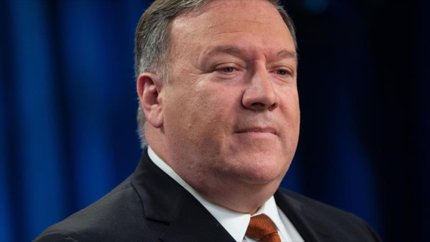 El secretario de Estado de EE.UU., Mike Pompeo, en una rueda de prensa en Washington, 14 de septiembre 2018 (Foto: AFP)