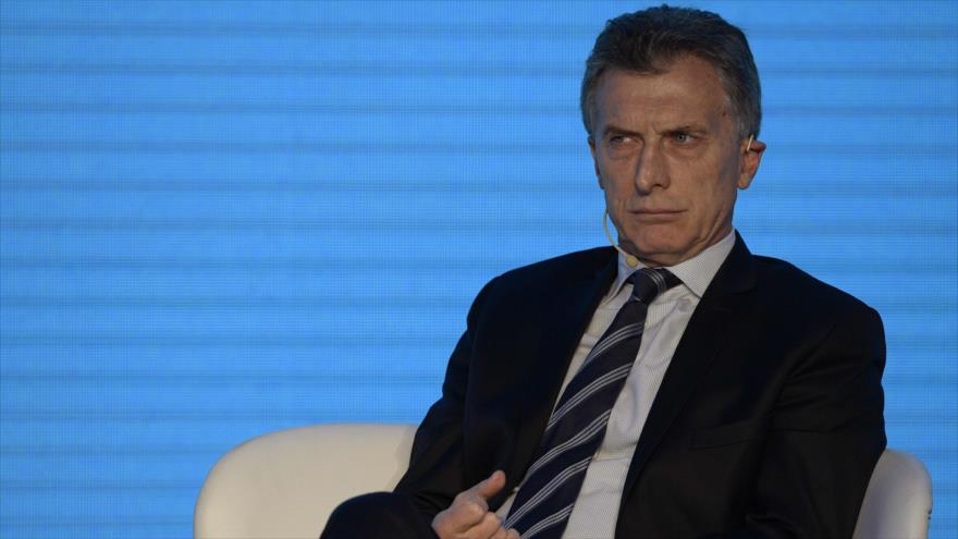 El presidente de Argentina, Mauricio Macri, durante un acto en Buenos Aires, 4 de septiembre de 2018. (Foto: AFP)