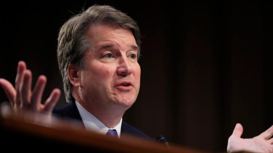 El candidato a juez del Tribunal Supremo de EE.UU. Brett Kavanaugh, en una audiencia para su confirmación, 4 de septiembre de 2018.