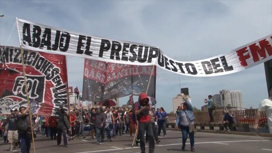 Finaliza jornada de 36 horas de protestas en Argentina