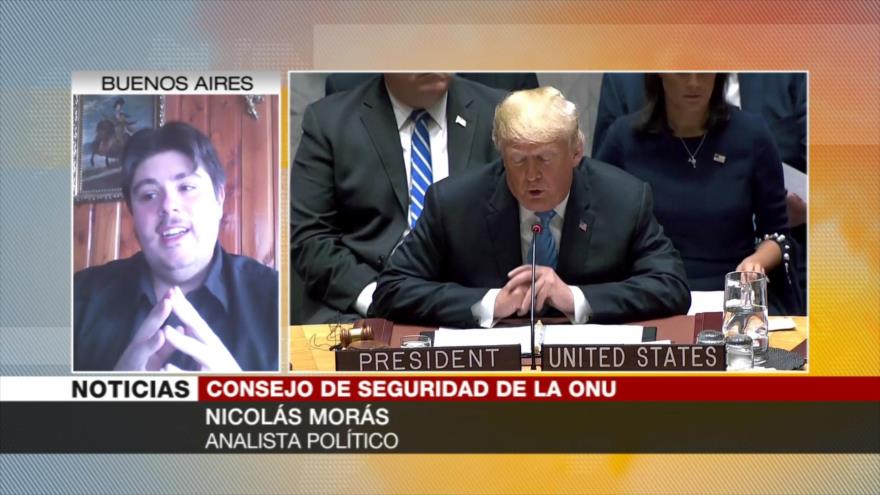Morás: Trump no sabe entenderse con el mundo aparte de saquear