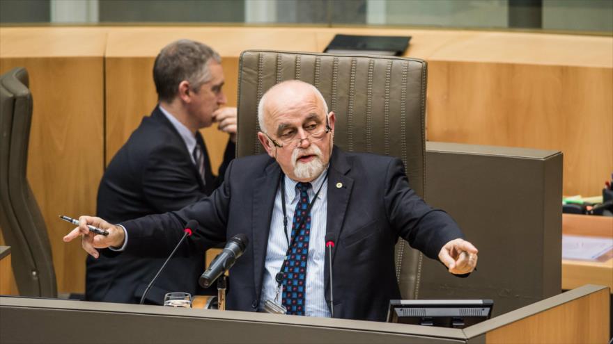 El presidente del Parlamento de Flandes (Bélgica), Jan Peumans.