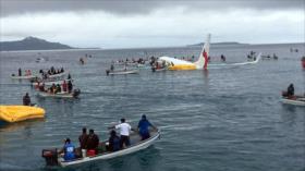 Boeing 737 cae en laguna de una isla de Micronesia