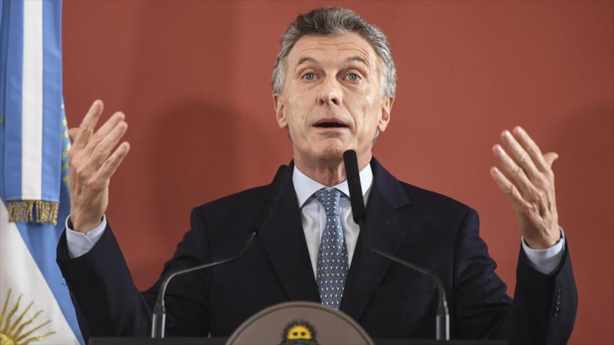 El presidente argentino, Maurico Macri, en la Casa Rosada, Buenos Aires, 27 de septiembre de 2018. (Foto: AFP).