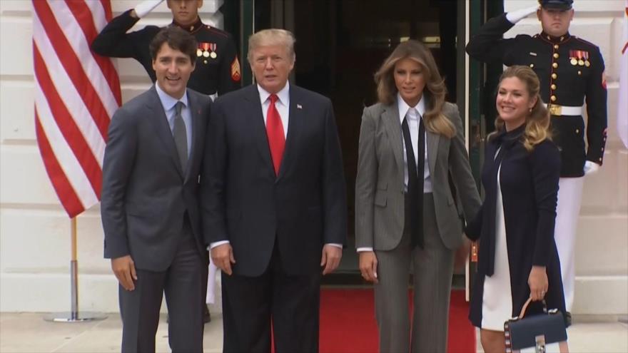 Trump presume del nuevo TLCAN con Canadá y México