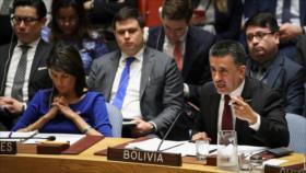 Bolivia descarta debate sobre Venezuela en Consejo de Seguridad 