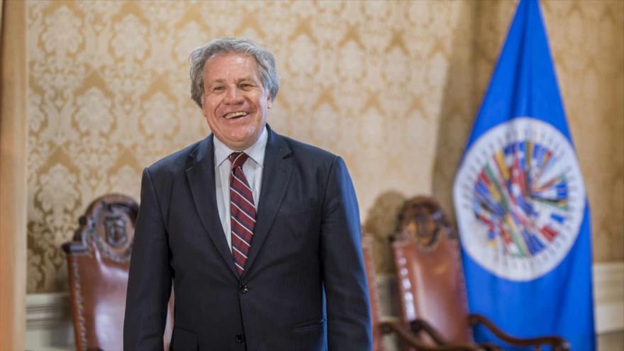 Luis Almagro, secretario general de la Organización de Estados Americanos (OEA), en su oficina en Washington, capital de EE.UU.