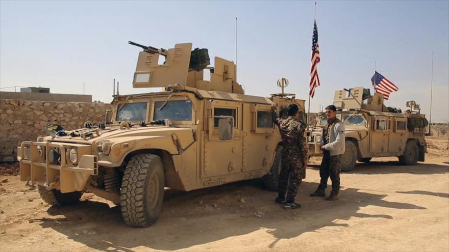 Convoy de aliados de EE.UU. en la provincia de Deir Ezzor, este de Siria (Foto: Reuters)