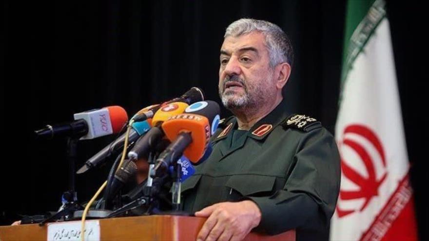 El comandante en jefe del Cuerpo de Guardianes de la Revolución Islámica (CGRI) de Irán, el general de división Mohamad Ali Yafari.