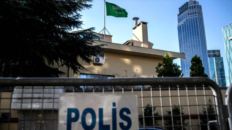 El consulado de Arabia Saudí en la ciudad turca de Estambul, 9 de octubre de 2018 (Foto: AFP).