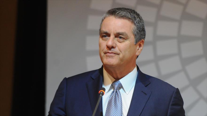 El director general de la OMC Roberto Azevedo da un discurso en Bali, Indonesia, 10 de octubre de 2018. (Foto: AFP)