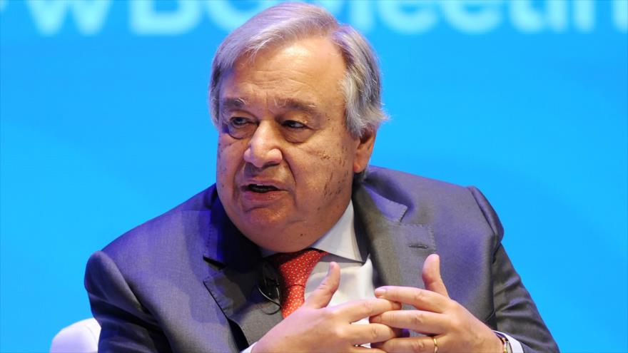 El secretario general de la Organización de las Naciones Unidas (ONU), Antonio Guterres, 13 de octubre de 2018. (Foto: AFP)