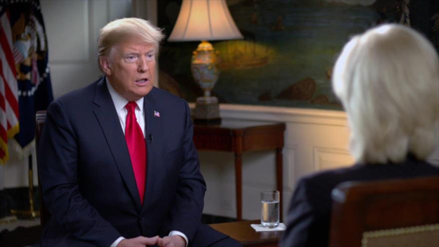 El presidente de EE.UU., Donald Trump, en su entrevista con la cadena estadounidense CBS, 11 de octubre de 2018.