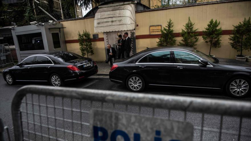 Consulado de Arabia Saudí en Estambul (Turquía), 12 de octubre de 2018. (Foto: AFP)