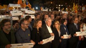 Soberanismo catalán exige liberación de los líderes sociales