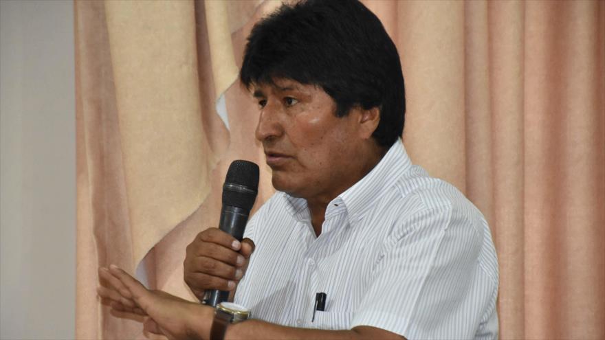 El presidente de Bolivia, Evo Morales, en un acto en el departamento de Beni, 18 de octubre de 2018. (Foto: ABI)