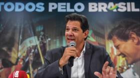 Haddad acusa a Bolsonaro de complot con “dinero sucio”