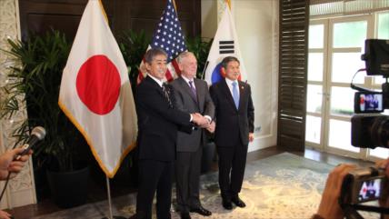  Mattis: EEUU no acepta ‘militarización’ del mar del Sur de China