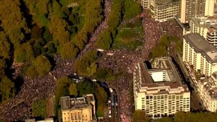 Británicos exigen en Londres un segundo referéndum sobre Brexit