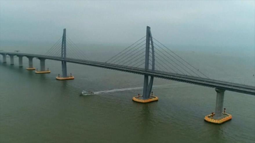 China inaugura puente marítimo más largo del mundo | HISPANTV