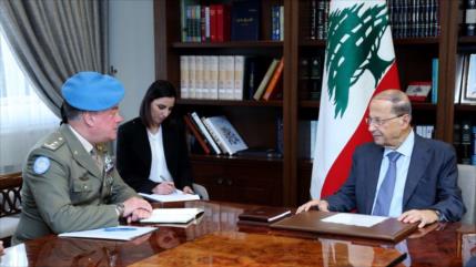 Aoun: Israel busca exacerbar la tensión en el sur de El Líbano