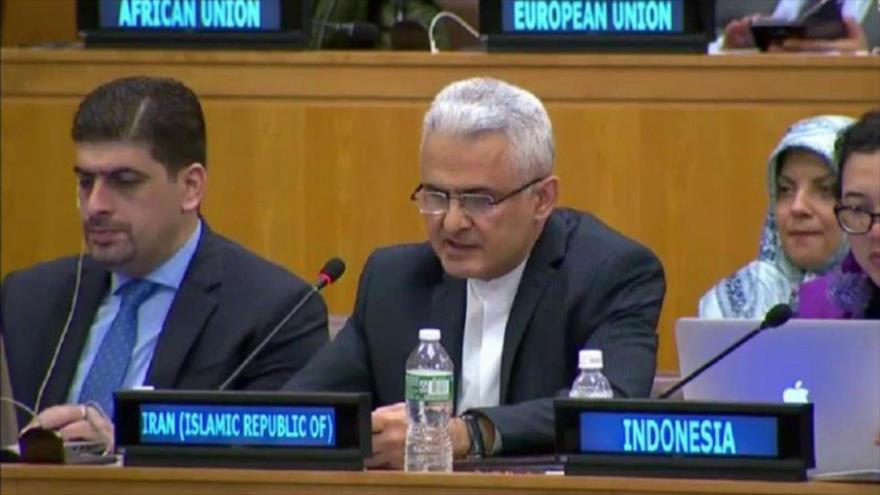 El representante iraní ante el Consejo de Derechos Humanos de las Naciones Unidas (CDHNU), Mohamad Hasani Neyad.