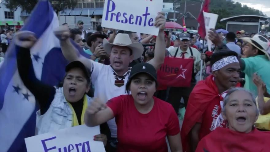 En Honduras, reprimen protesta ciudadana 