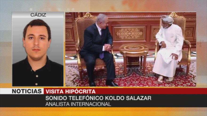 Salazar: Netanyahu persigue en Omán ‘acuerdo del siglo’ de EEUU