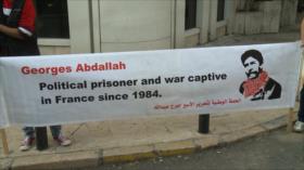 Libaneses piden liberación del activista encarcelado en Francia