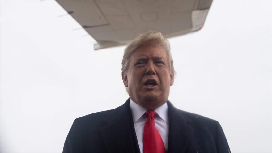 Presidente de EE.UU., Donald Trump, en la base aérea de Andrews en Maryland, EE.UU., 27 de octubre de 2018 (Foto: AFP)