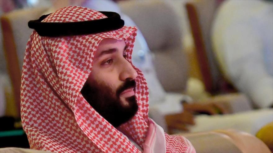 El príncipe heredero Muhamad bin Salman Al Saud asiste al foro económico internacional, Riad, capital saudí, 24 de octubre de 2018. (Foto: AFP)