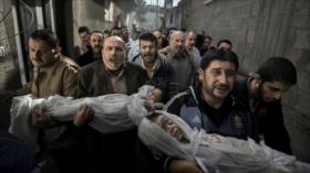 Fotos que sacuden al mundo: Funeral de dos niños palestinos 