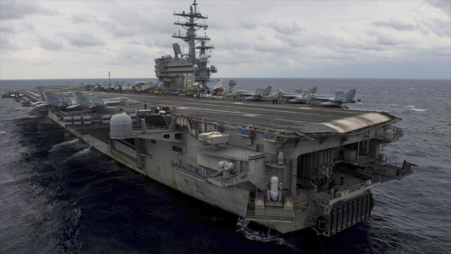 Un portaviones de EEUU se suma a maniobras militares de Japón | HISPANTV