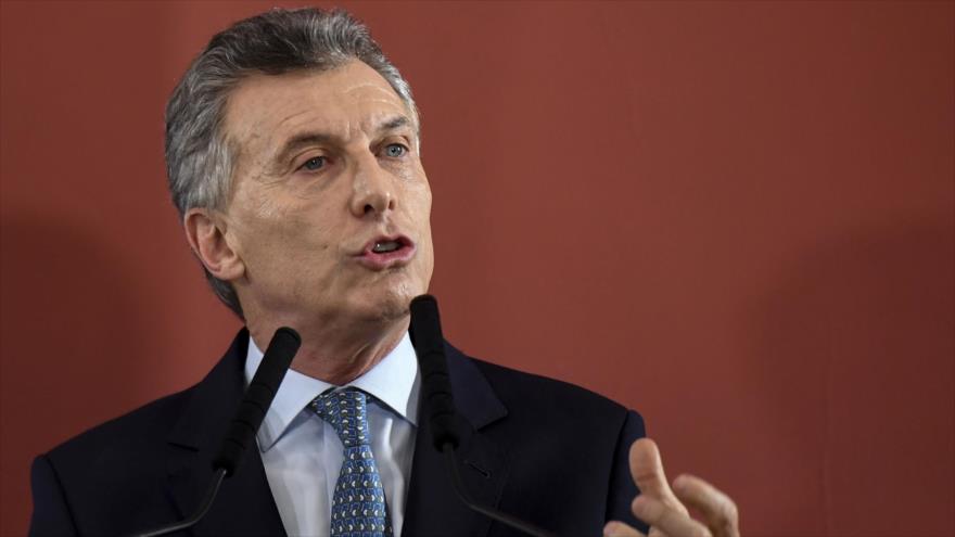 El presidente de Argentina, Mauricio Macri, en la Casa Rosada, Buenos Aires, 27 de septiembre de 2018. (Foto: AFP)