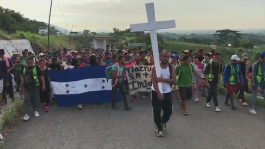 Video: Segunda caravana de migrantes avanza en su ruta hacia EEUU