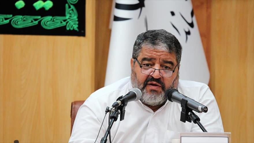 El jefe de la Organización de Defensa Pasiva de Irán, el general de brigada Qolamreza Yalali.