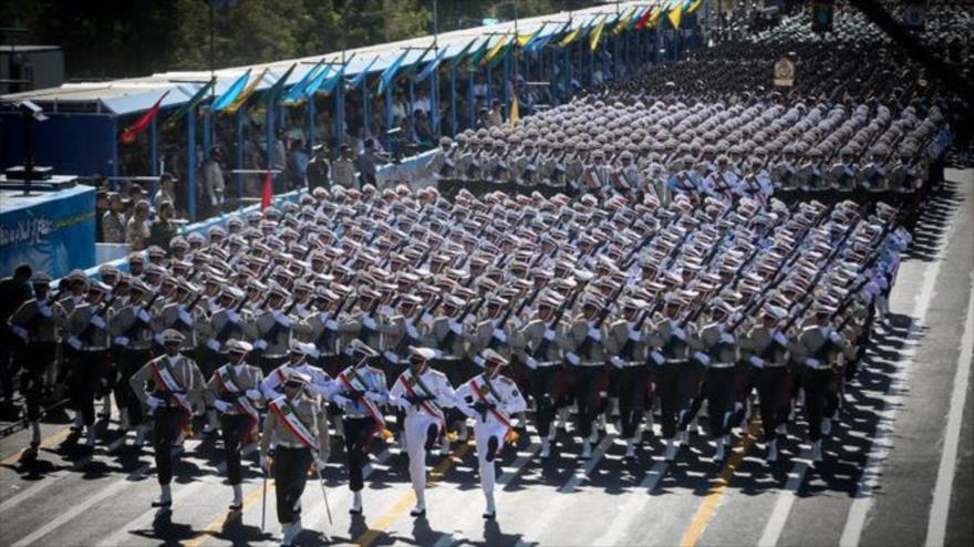 Desfile militar de las Fuerzas Armadas de Irán en Teherán, capital.