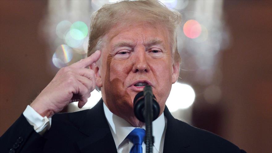 El presidente de EE.UU., Donald Trump, durante una conferencia de prensa en la Casa Blanca, 7 de noviembre de 2018. (Foto: AFP)