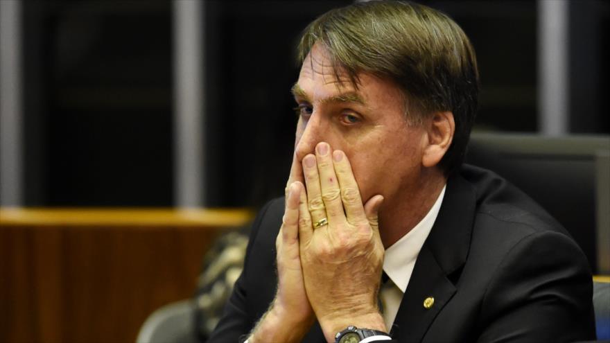 El presidente electo de Brasil, Jair Bolsonaro durante un acto en Brasilia, la capital, 6 de noviembre de 2018. (Foto:AFP)
