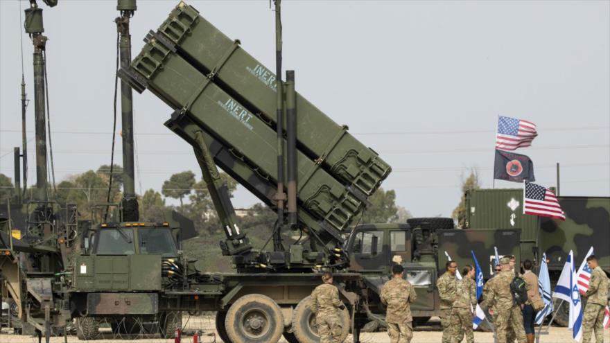 Sistema de misiles antiaéreos Patriot en un ejercicio militar conjunto entre EE.UU. e Israel en la base israelí Hatzor, 8 de marzo de 2018. (Foto: AFP)