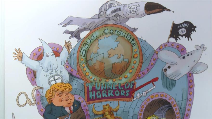  “Donald Salman”, exhibición de caricaturas en Teherán